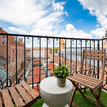 Stunning Apartment With Balcony Gdańsk Eksteriør billede