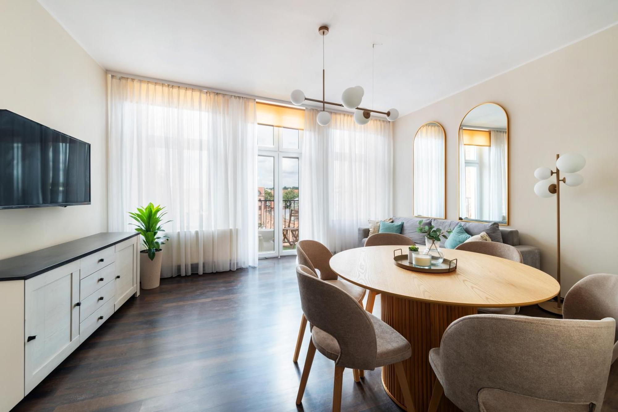 Stunning Apartment With Balcony Gdańsk Eksteriør billede